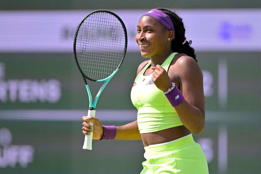 Gauff bereikte voor het eerste de halve finale in Indian Wells