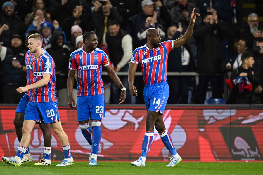 L'esultanza di Mateta L'esultanza di Mateta