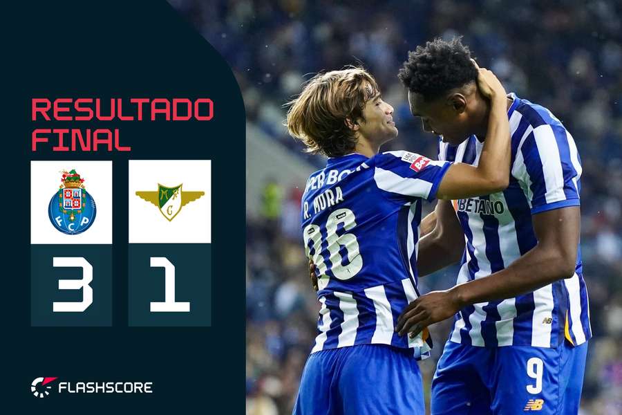 Rodrigo Mora celebra com Samu