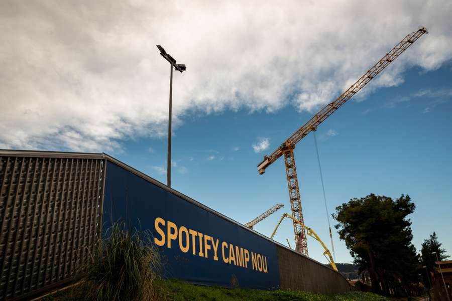 Obras no Camp Nou Spotify