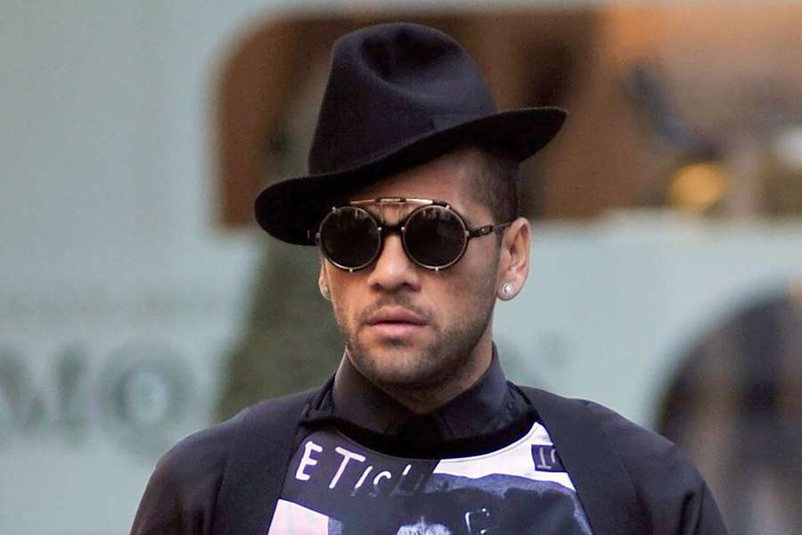 Dani Alves la Milano la începutul acestui an