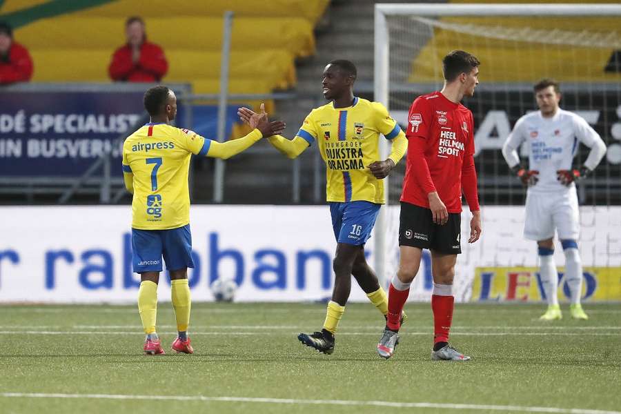 Alex Bangura is een van de weinige Cambuurspelers die bij de vorige wedstrijd tussen Cambuur en Helmond ook meedeed op 16 april 2021