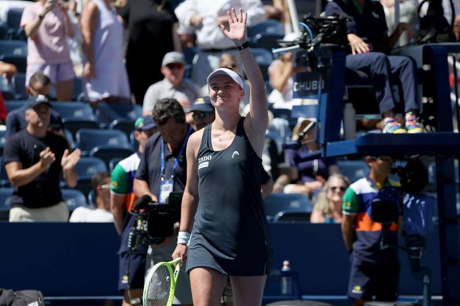 Barbora Krejčíková je ve třetím kole US Open.