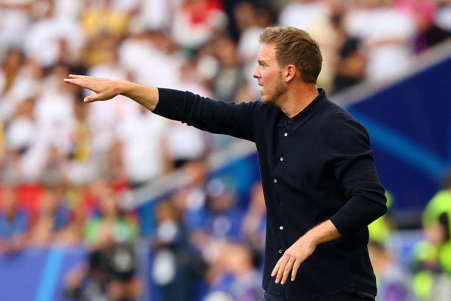 Julian Nagelsmann during the clash with Hungary