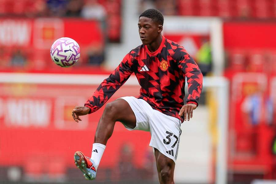 Mainoo ao serviço do Manchester United Mainoo ao serviço do Manchester United