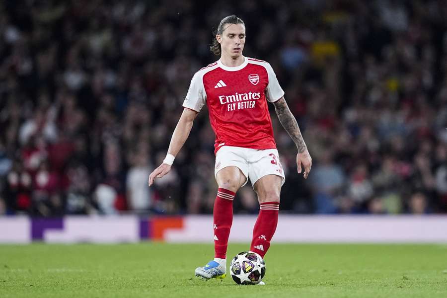Viktor Gyokeres durante il match contro l'Atletico Madrid