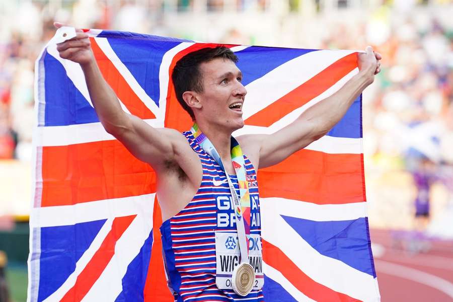 Britain's Jake Wightman, who has been forced to withdraw from Paris 2024 due to a hamstring injury