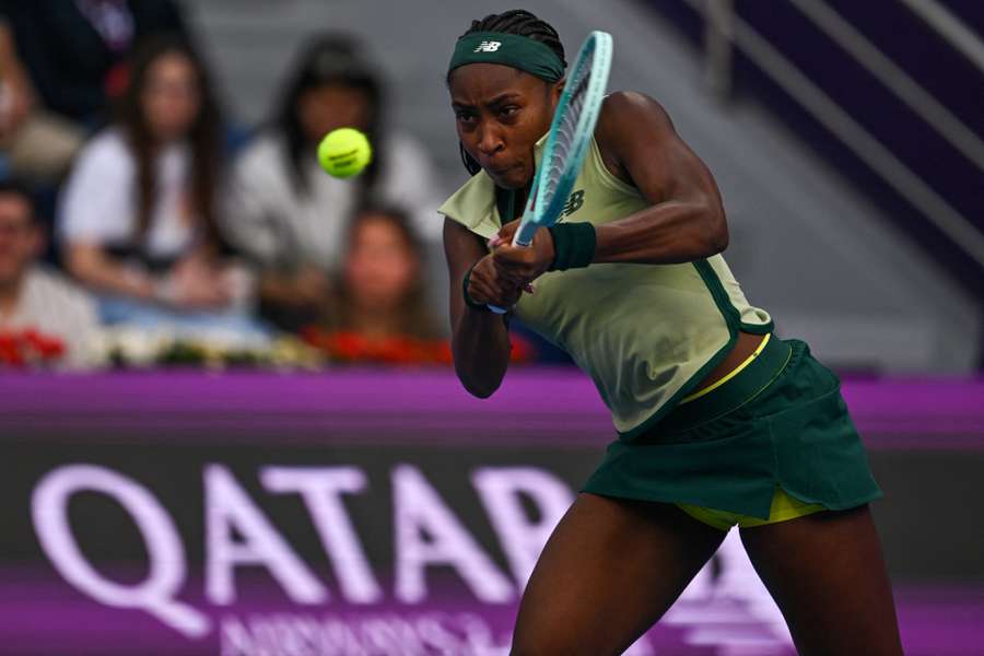 Coco Gauff à Doha la semaine dernière.