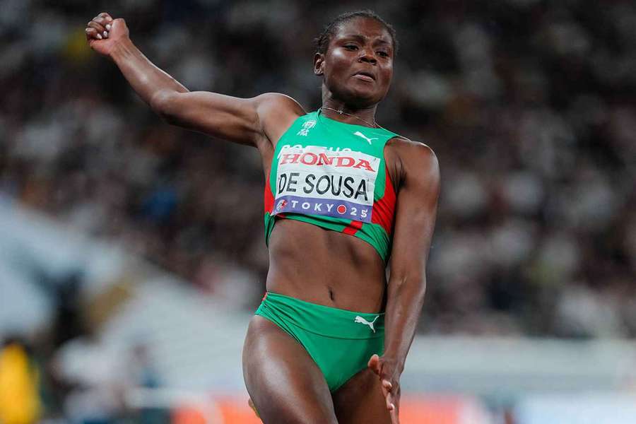 Agate Sousa conseguiu a sua melhor marca do concurso ao terceiro salto