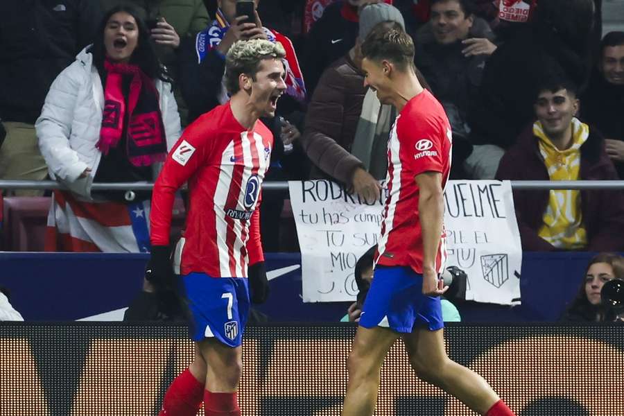 Antoine Griezmann en Marcos Llorente