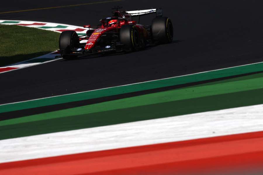 Ferrari in pista a Monza