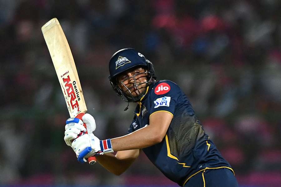 Shubman Gill in action for Gujarat Titans