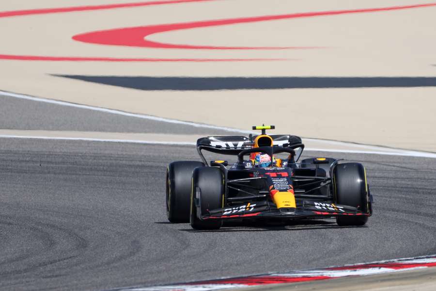 Red Bull's Mexican driver Sergio Perez Red Bull's Mexican driver Sergio Perez