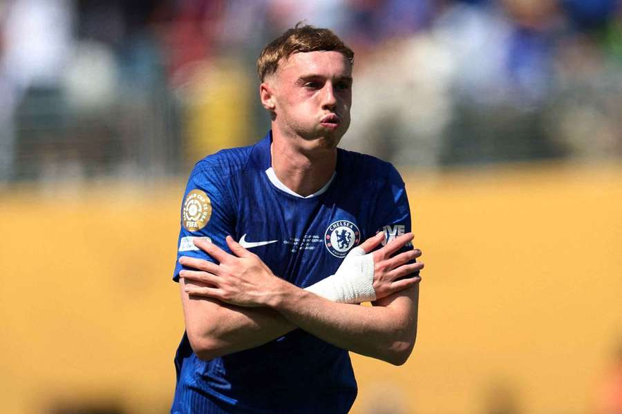 Palmer slaví vstřelení druhého gólu.