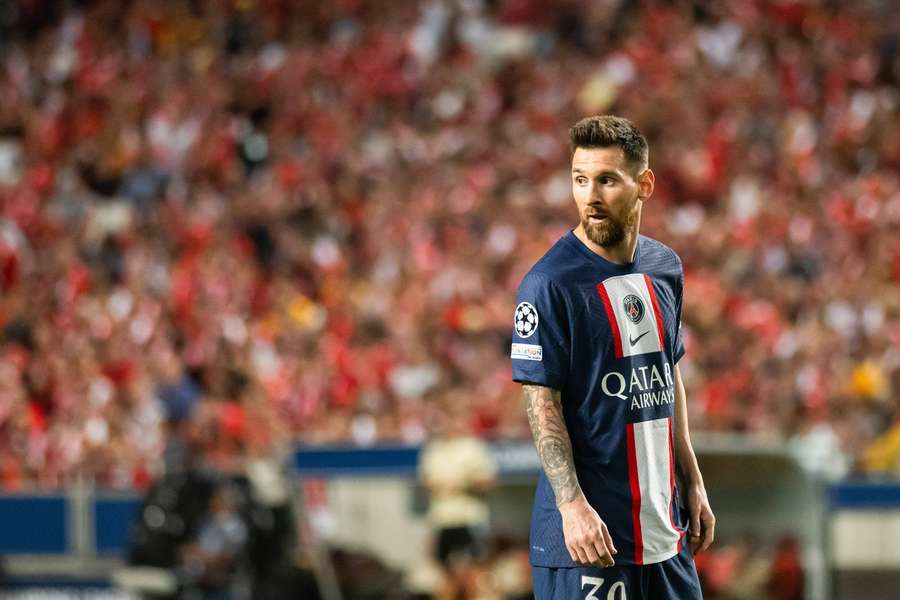 Lionel Messi, ici lors du match face au Benfica, a accordé un entretien à ESPN hier.