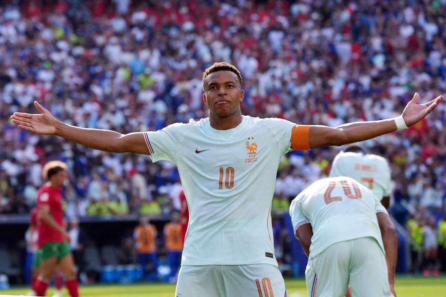 Mbappé proti Maroku opět zářil. Mbappé proti Maroku opět zářil.