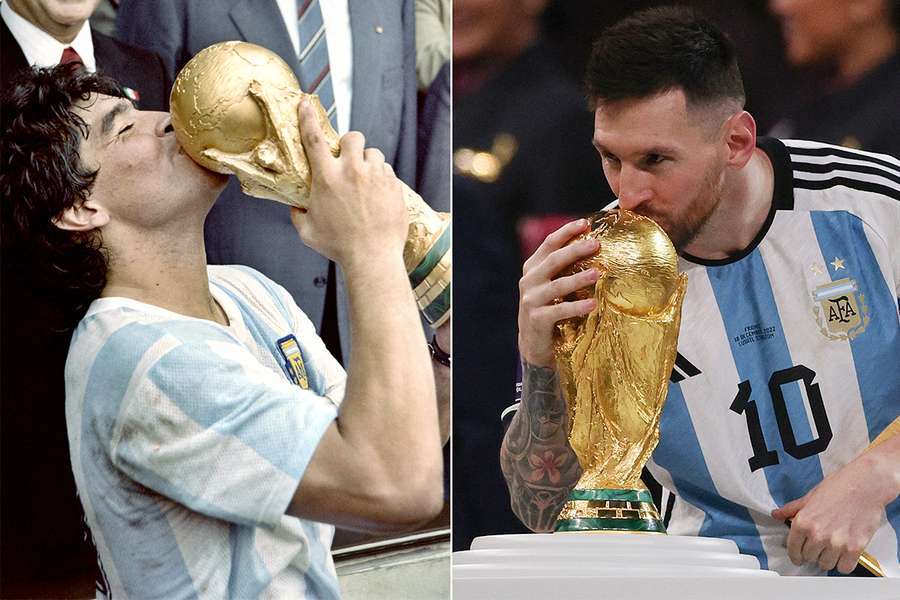 Messi chegou finalmente ao Olimpo e recebeu o bastão de Maradona