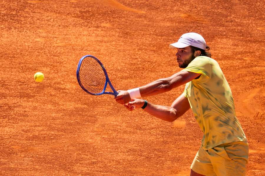 Jaime Faria em ação no Estoril Open