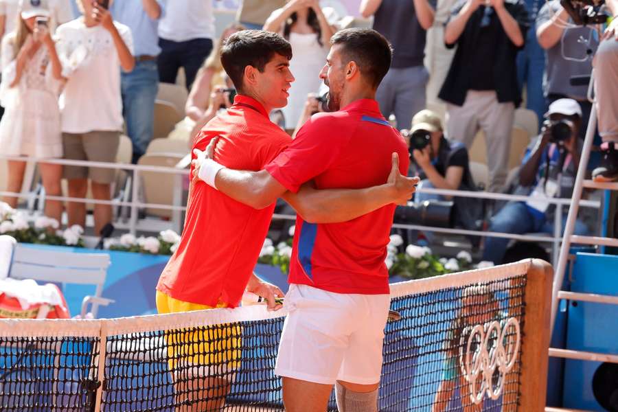 Alcaraz i Djokovic po finale igrzysk olimpijskich w Paryżu