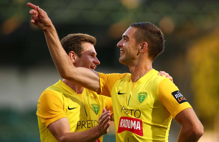 Túto gólovú radosť si mohli fanúšikovia Žiliny vychutnať veľakrát.