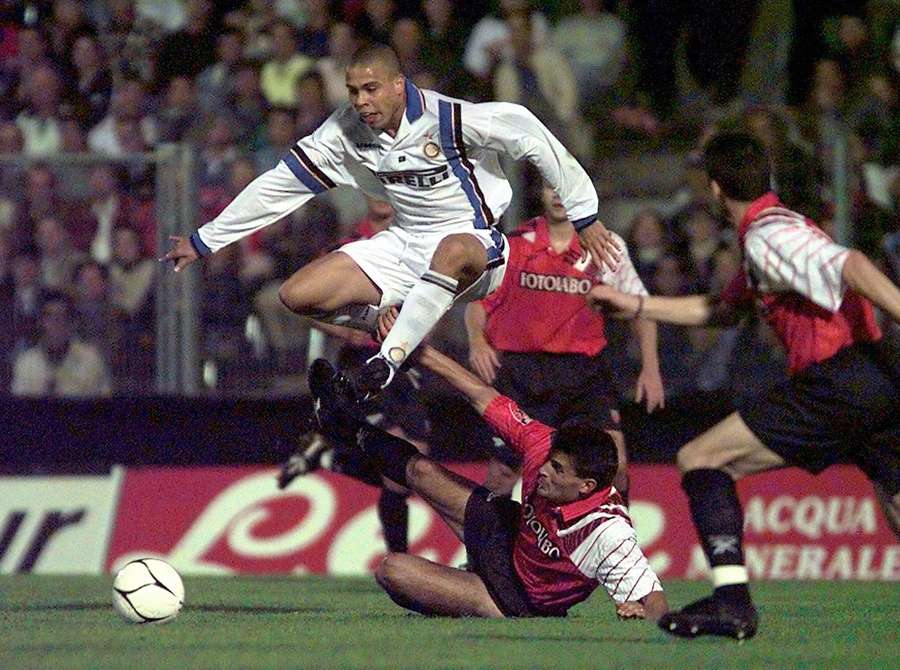 Ronaldo em sua histórica passagem pela Inter de Milão