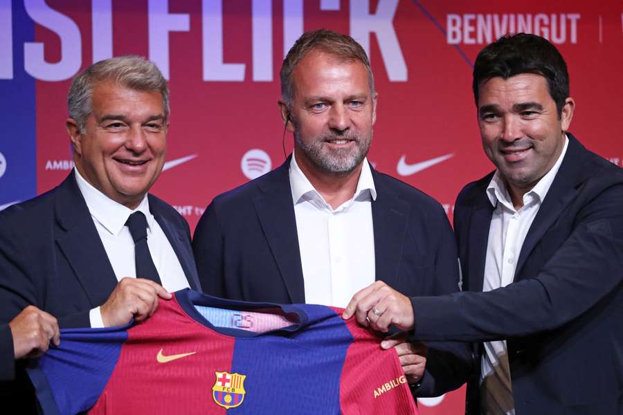 Laporta, Flick y Deco