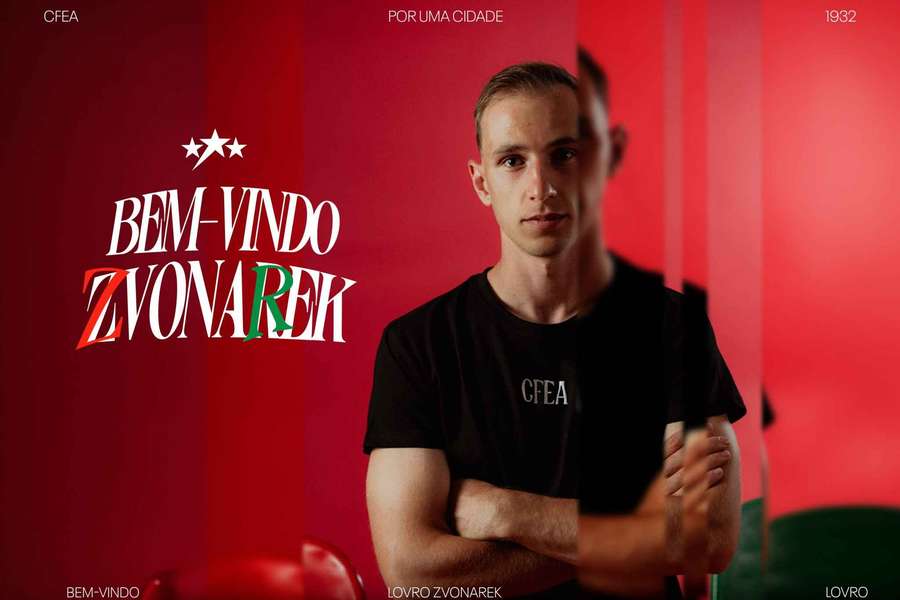 Lovro Zvonarek assinou por três épocas com o Estrela Lovro Zvonarek assinou por três épocas com o Estrela