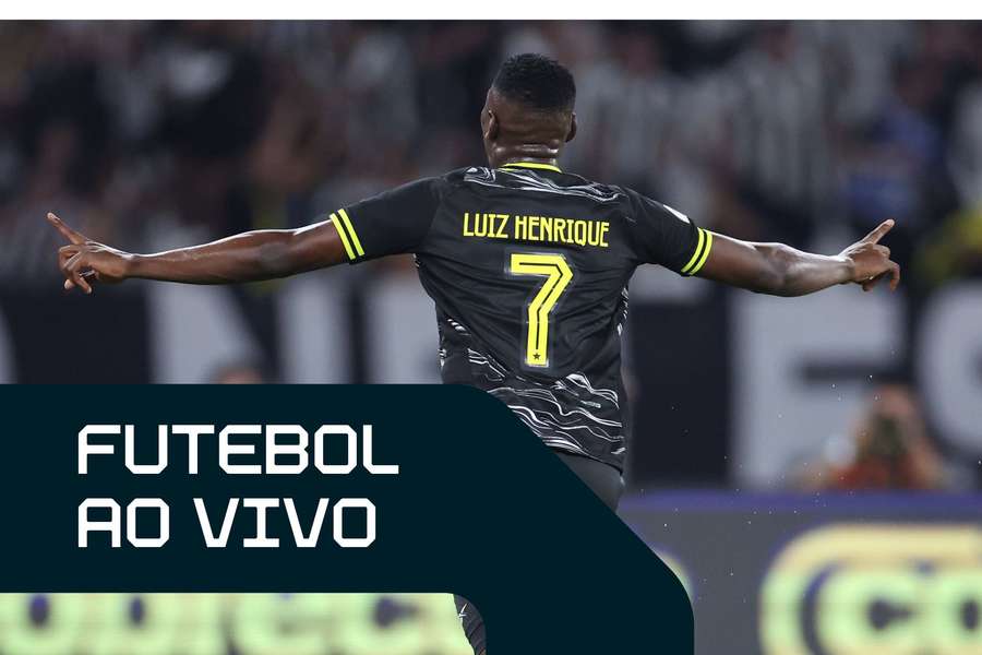 Luiz Henrique marcou em Botafogo x Vasco pelo Brasileirão