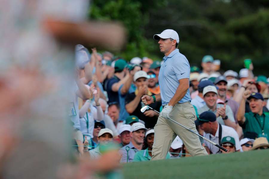 Rory McIlroy no 12.º buraco Rory McIlroy no 12.º buraco