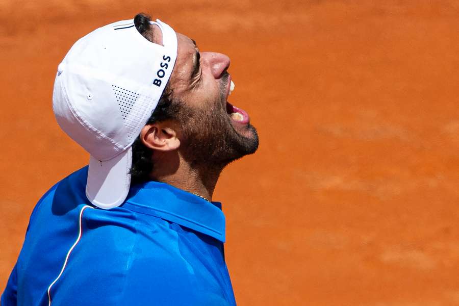 L'urlo di Matteo Berrettini