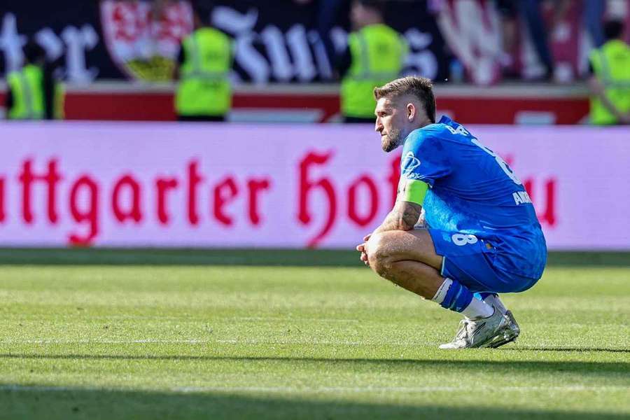Robert Andrich konnte die Niederlage nur schwer fassen