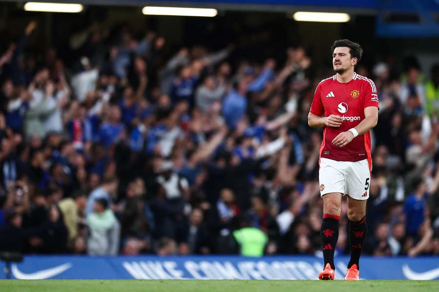 Obránce United Harry Maguire není spokojen s průběhem sezony. Obránce United Harry Maguire není spokojen s průběhem sezony.