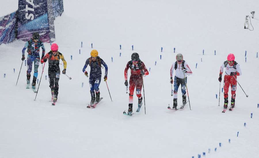 Šiarnik v kvalifikačnom rozbehu. Šiarnik v kvalifikačnom rozbehu.