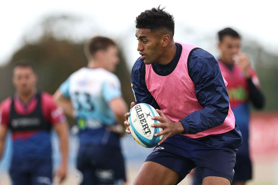 Rieko Ioane avec les Blues, début avril.