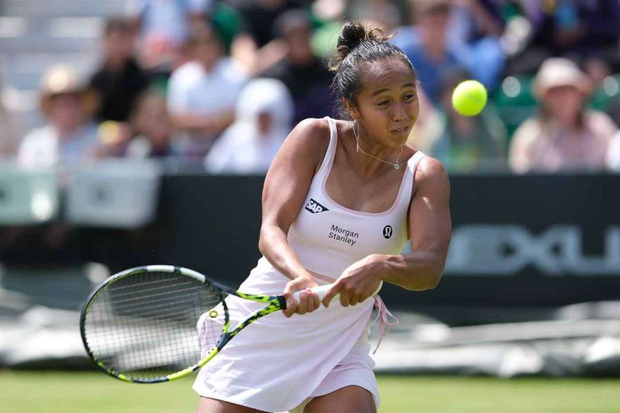 Leylah Fernandez cruised to the quarter-finals of the Nottingham Open Leylah Fernandez cruised to the quarter-finals of the Nottingham Open