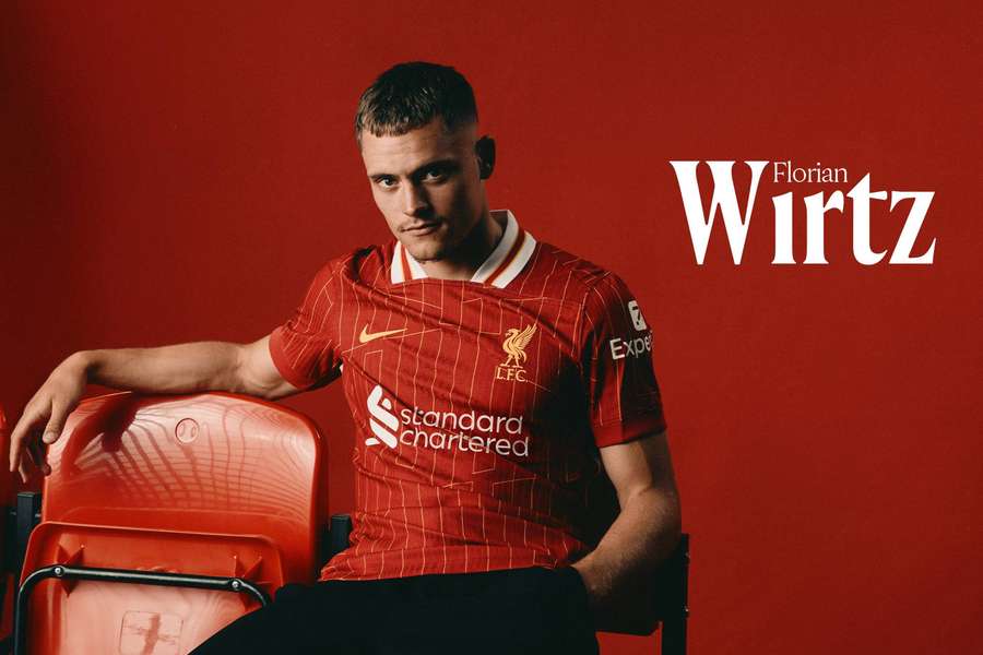 Florian Wirtz už v dresu Liverpoolu.