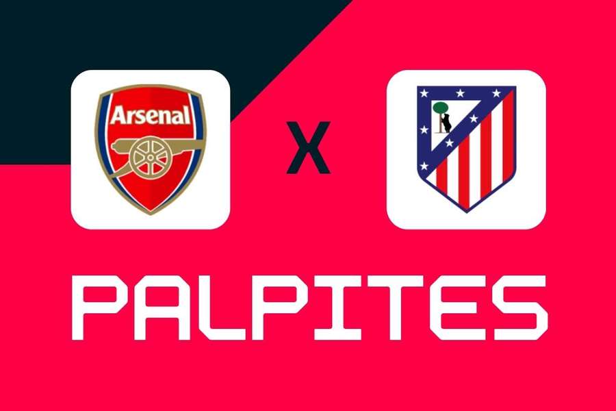 Arsenal x Atlético de Madrid: Palpites, melhores apostas e odds (Liga dos Campeões)