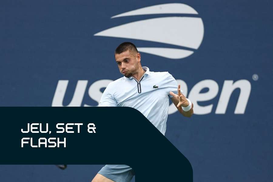 Arthur Gea à l'US Open.