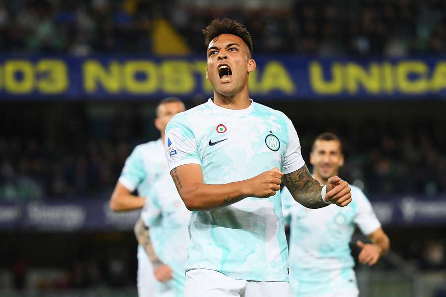 Lautaro Martinez scored twice for Inter