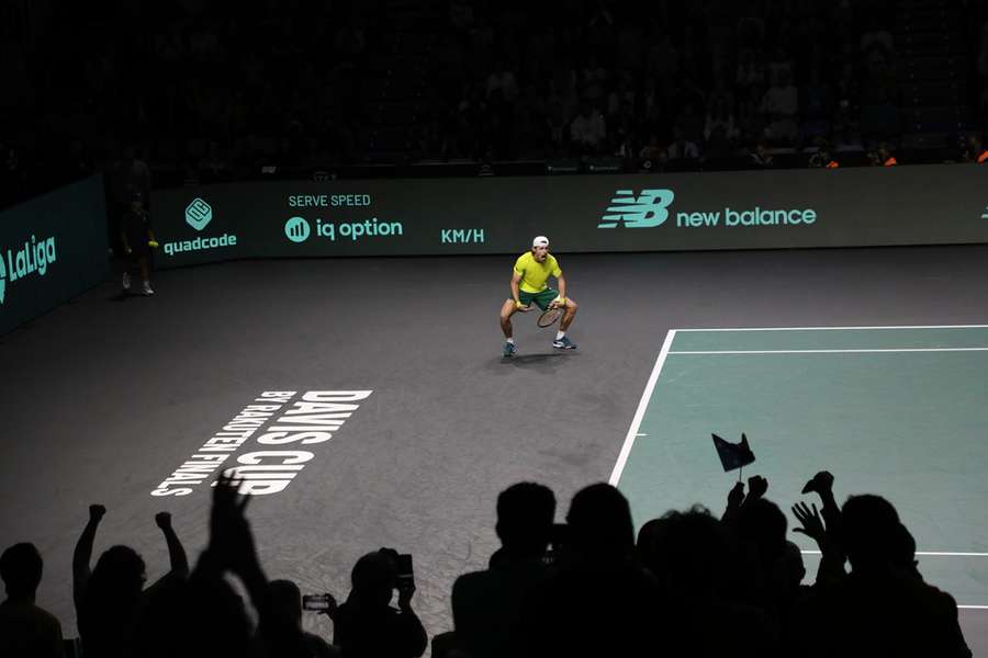 De Minaur pulls Australia level in Davis Cup semi-finals