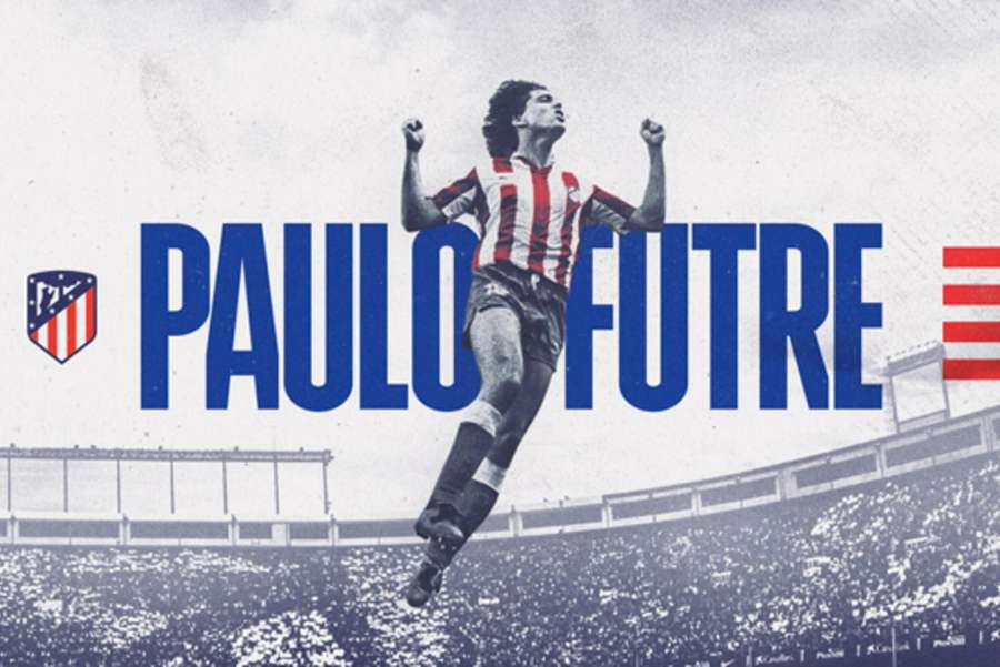 O Atlético de Madrid vai distinguir Paulo Futre 35 anos depois da sua estreia pelo clube
