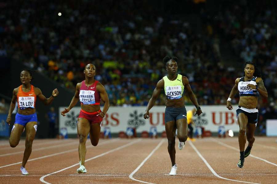 Jamaica's Sheely-Ann Fraser-Pryce took the gold in the 100m at the Diamond League final in Zurich
