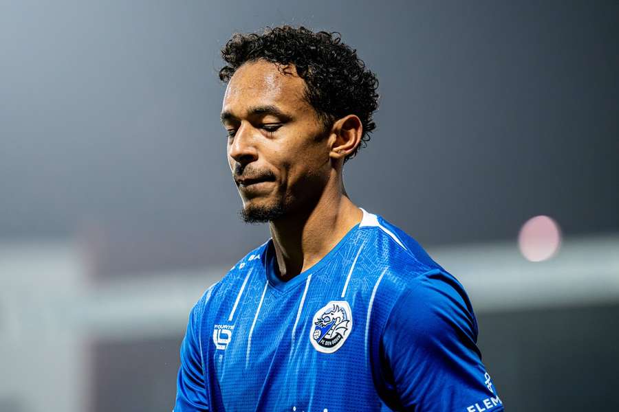 FC Den Bosch's Emian-Johar Semedo reacts during the KNVB Beker match against PSV