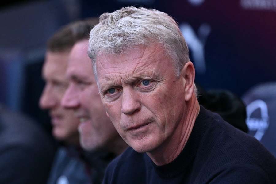 West Ham United's Scottish manager David Moyes looks on during the English Premier League football match between Manchester City and West Ham United