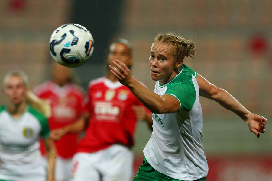 Hammarby's Julie Blakstad in action