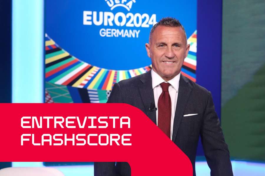 Dos campos para os estúdios da Rai: Angelo Di Livio, comentador do último Campeonato Europeu de Futebol