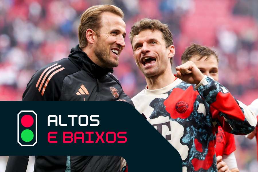 Harry Kane e Thomas Muller, do Bayern de Munique