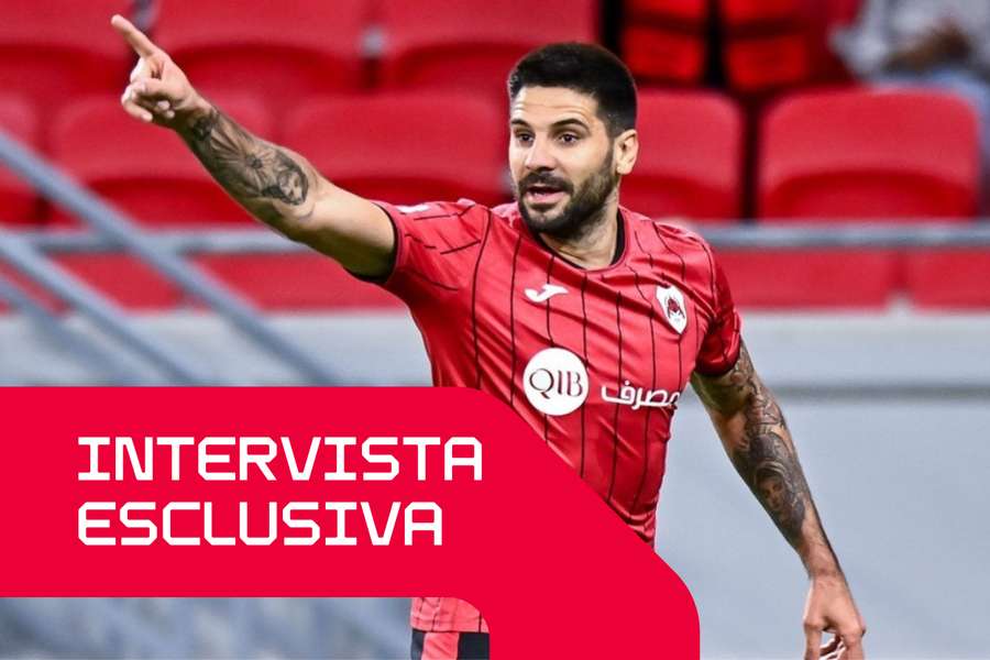 Aleksandar Mitrovic ora gioca per la squadra qatariota Al Rayyan Aleksandar Mitrovic ora gioca per la squadra qatariota Al Rayyan