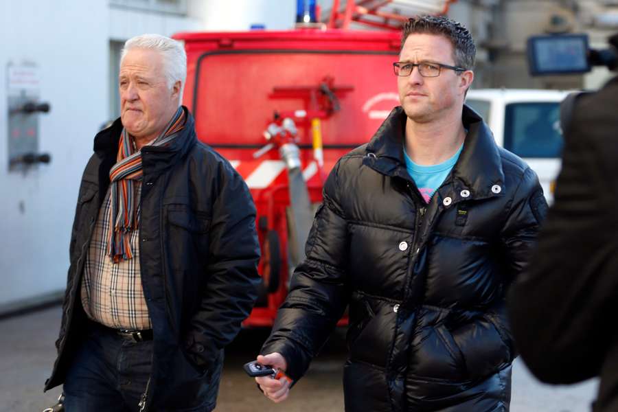 Ralf Schumacher (R), the brother of former Formula One world champion Michael Schumacher