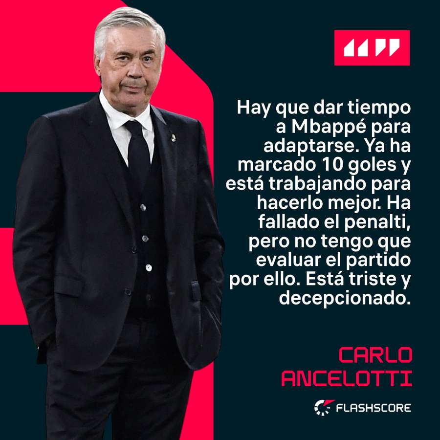Las declaraciones de Ancelotti. Las declaraciones de Ancelotti.